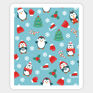 Christmas seamless pattern Sticker